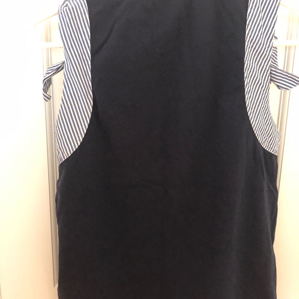 Jcrew navy sleeveless cotton blouse - Picture 4 of 4
